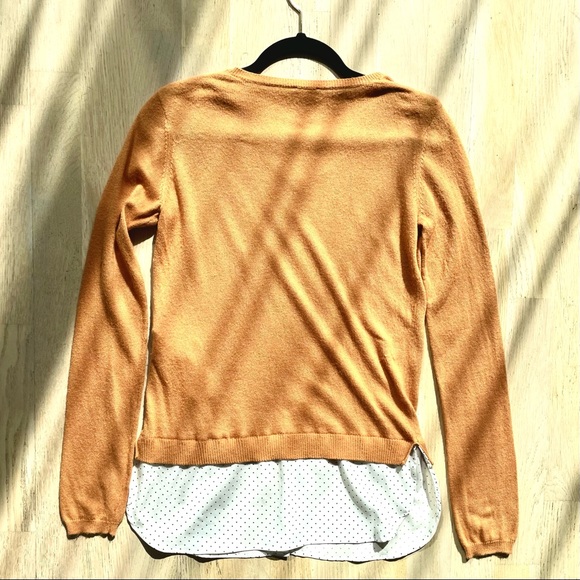 NWOT V-Neck Layered Sweater Size S - Picture 6 of 8